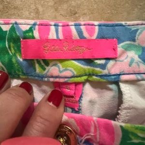 Lilly print short